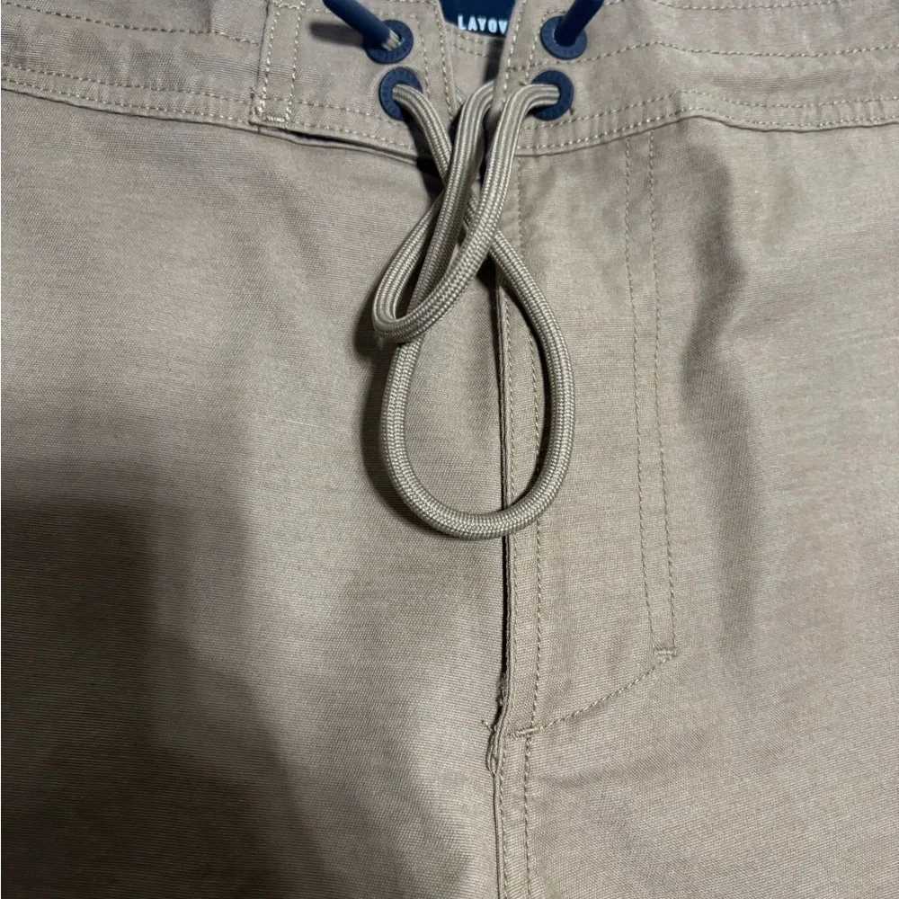 Men’s Roark Layover Traveler Pants Military Green Draw String Size 30 NWT - Picture 2 of 15